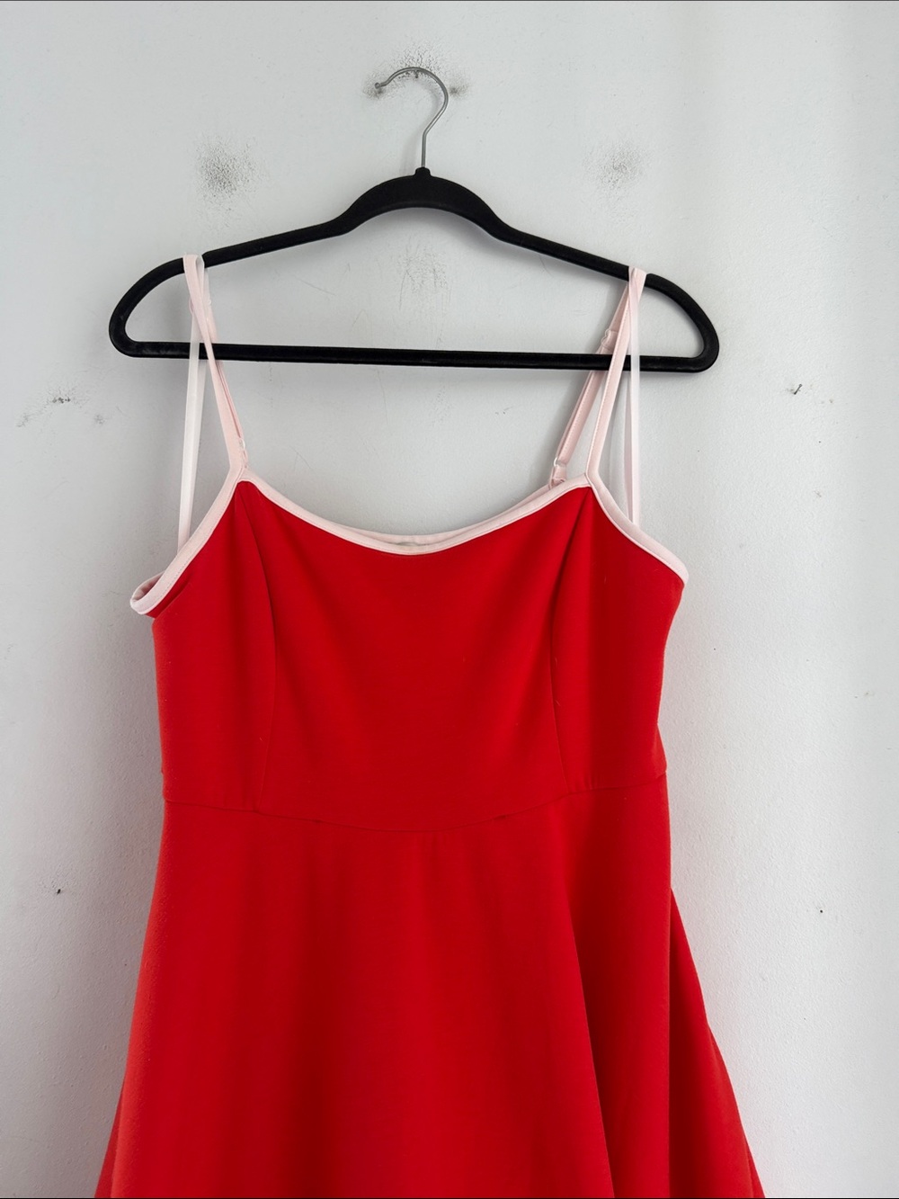 ANTHRO Maeve colorblock A-line midi spaghetti strap tank dress sz L - Picture 3 of 9
